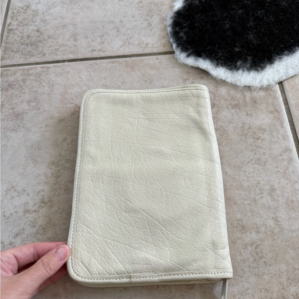Cover for a Planner Carlos Falchi Textured Calfskin Patchwork